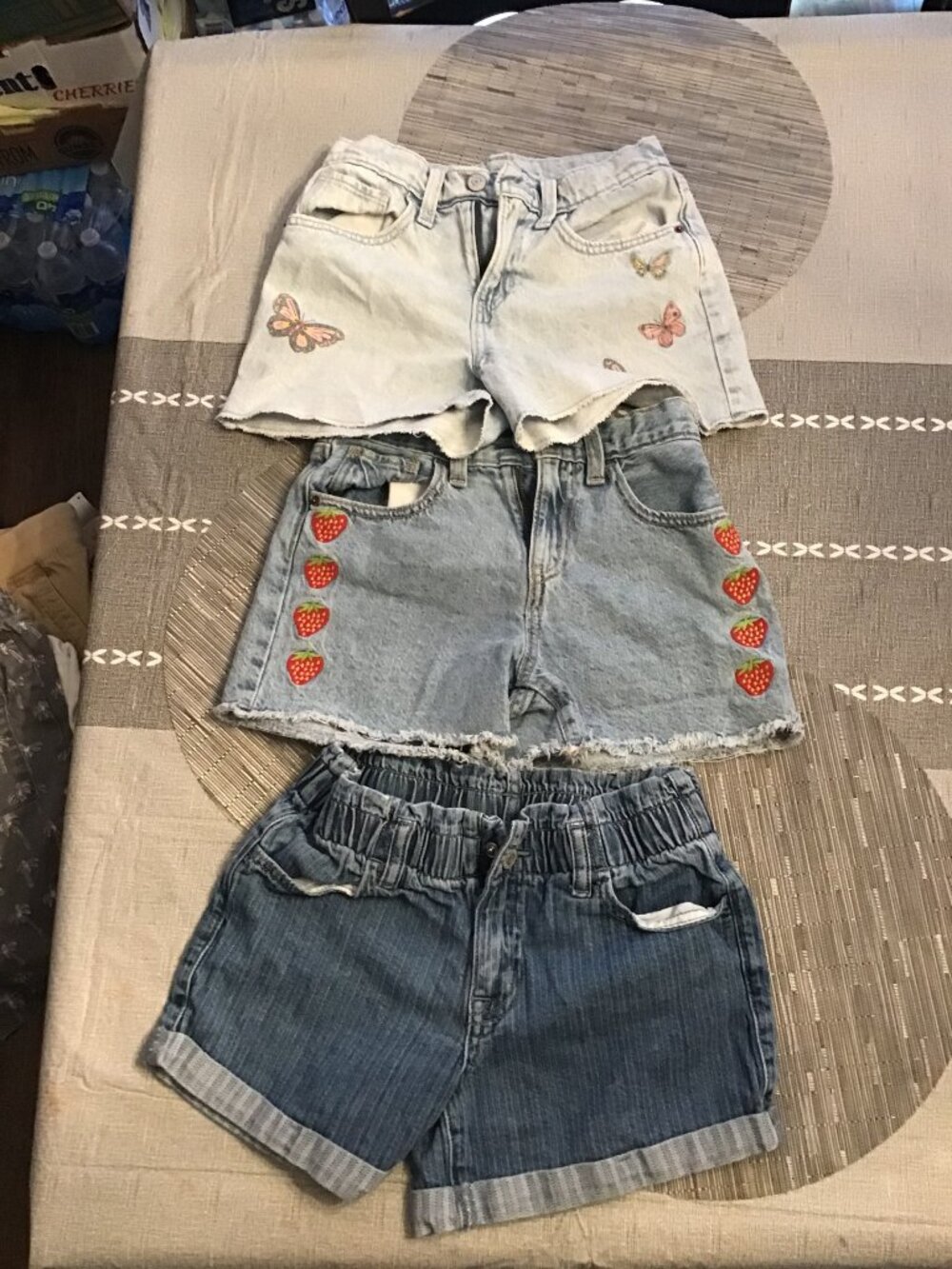 Lot of 3 Girl's Jean Shorts Size 10--Old Navy (2) and Cat & Jack (1)